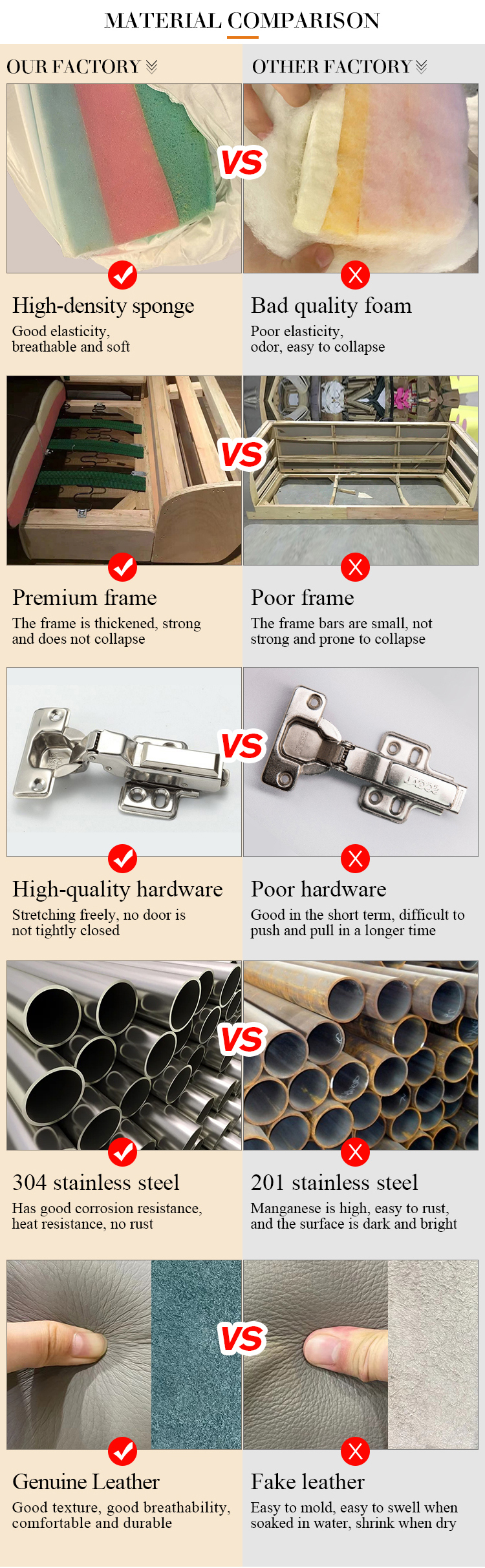 Factory custom luxury modern brown velvet full bed room wooden frame furnitures bedroom set