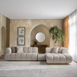 CEO Furniture Factory Luxury White Sofa Cover Fabric Modern Sofa Living Room Sofa Cover Furniture