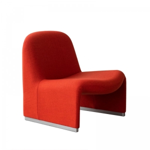 CEO Furniture factory Contemporary Single Sofa Chair Middle-back Soft Back Fabric Leisure Chairs for