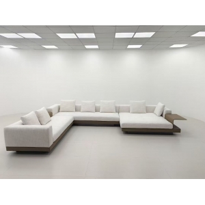 CEO Furniture Factory High End Italian Modern Leather Modular Sectional Villa 11 Seater Oversize Hug